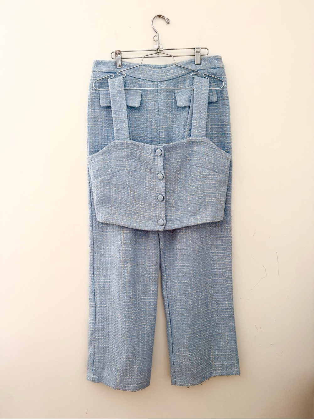 JASON WU blue and cream pants set 10